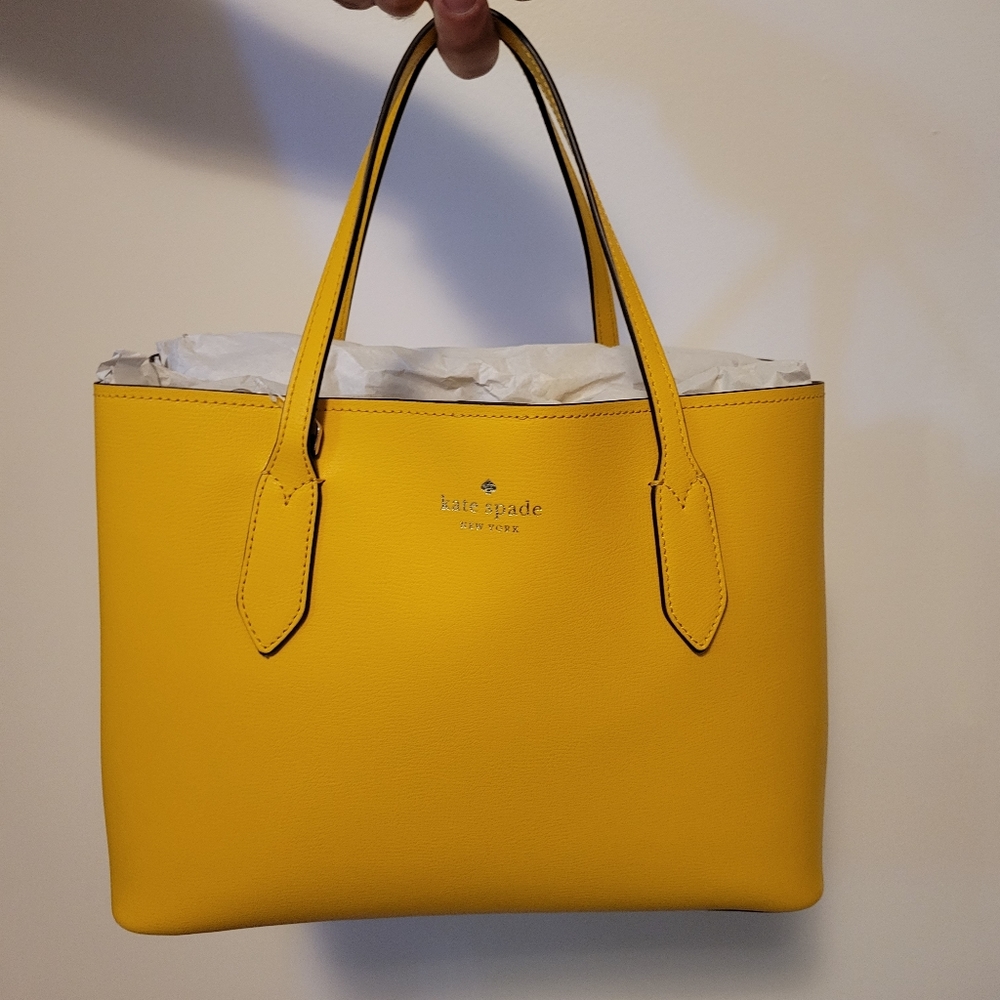 Kate Spade NWT Harper Satchel in Sunflower Field - Picture 7 of 10